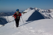 Salita invernale al PIZZO BACIAMORTI dal RIFUGIO GHERARDI il 6 marzo 2011 - FOTOGALLERY